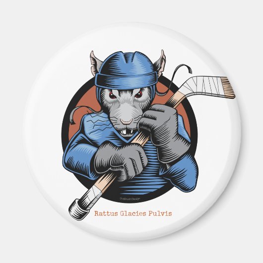 Aimant Rat de hockey (Devant)