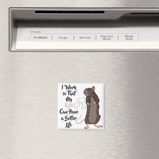 Aimant Rat Lover (In Situ (Lave-vaisselle))