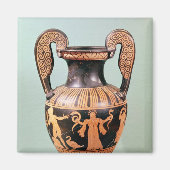 Aimant Rateuse à vison rouge (Devant)