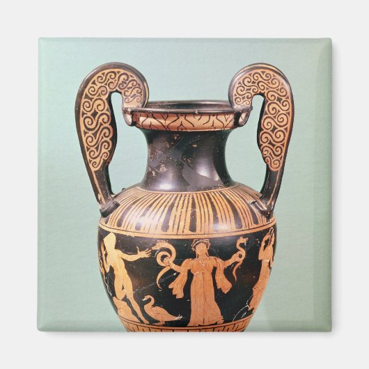 Aimant Rateuse à vison rouge (Devant)