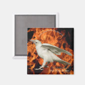 Aimant RAVEN FEU (Recto/Verso)