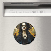 Aimant Raven Witch 3 Imaginaire Horreur Goth Gothique (In Situ (Lave-vaisselle))