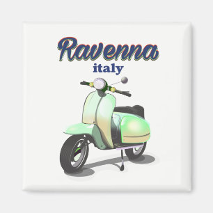 Aimant Ravenne Italie vintage poster voyage