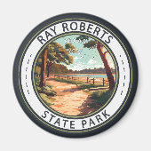 Aimant Ray Roberts State Park Badge du Texas (Devant)
