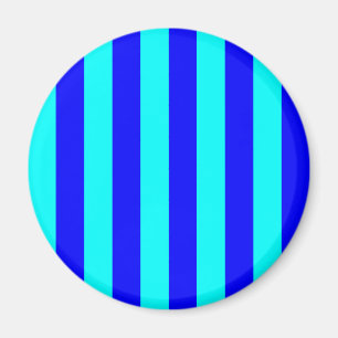 Aimant rayé bleu