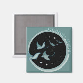 Aimant Rayons cosmiques (Recto/Verso)