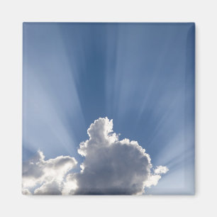Aimant Rayons crépusculaires ou rayons de Dieu passant de