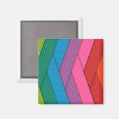 Aimant rayures Abstraites, colorées, (Recto/Verso)