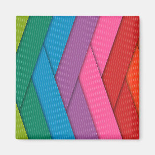 Aimant rayures Abstraites, colorées,
