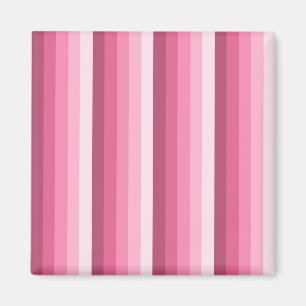 Aimant Rayures d'ombre rose