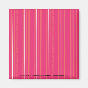 Aimant Rayures minces magenta