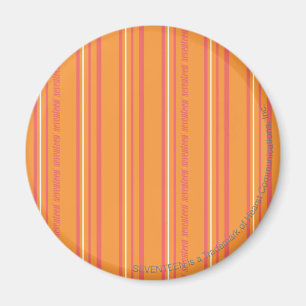 Aimant Rayures minces oranges