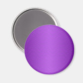 Aimant Rayures Ondulées Violettes (Recto/Verso)