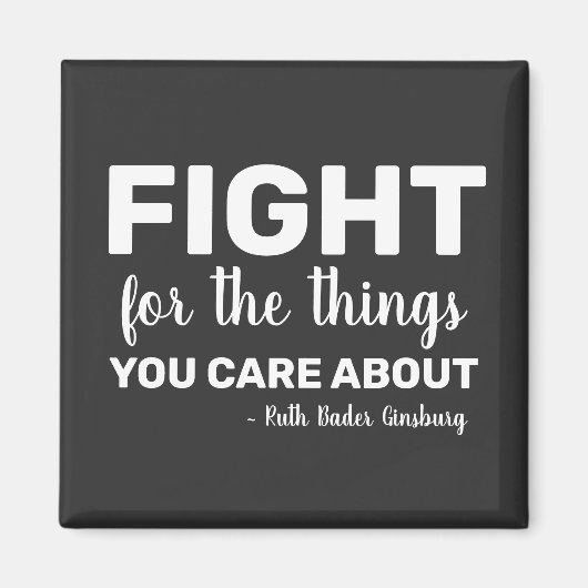 Aimant RBG Ruth Bader Ginsburg cite les féministes libéra (Devant)