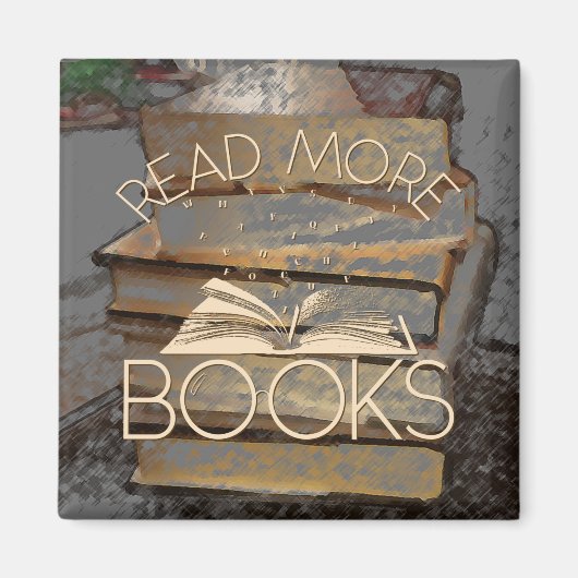 Aimant Read More Books (Devant)