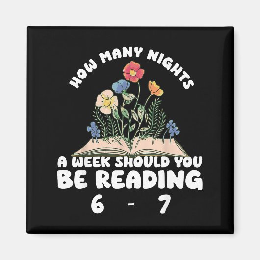 Aimant Reading 67 Meme Englieacher Funny 67 Book Lover Hu (Devant)