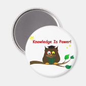 Aimant Reading Wise Owl (Recto/Verso)