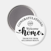 Aimant Real Estate Thank You New Home (Recto/Verso)