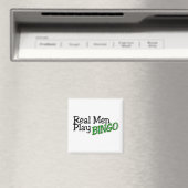 Aimant Real Men Jouer au Bingo 3 (In Situ (Lave-vaisselle))
