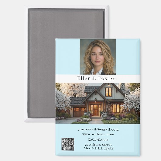 Aimant Realtor Real Estate Home Sales Rentals Business (Recto/Verso)