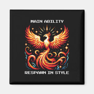 Aimant Réapparaître Dans Le Style Phoenix Pixel Revival A