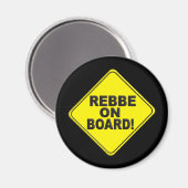 Aimant Rebbe à bord (Recto/Verso)