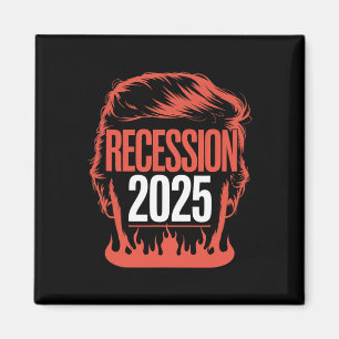 Aimant Récession 2025 Merci Trump Ironique Politique Drôl