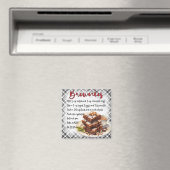 Aimant Recette de Brownies (In Situ (Lave-vaisselle))