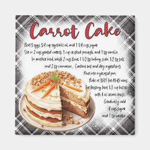 Aimant recette de gâteau à la carotte