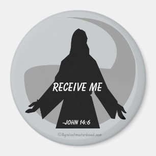 Aimant Recevez-Moi Jean 14:6 Citations de la Bible