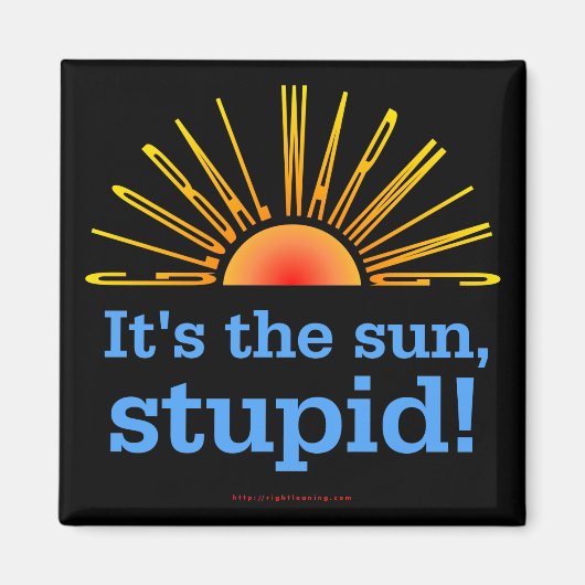 Aimant Réchauffement climatique (Devant)