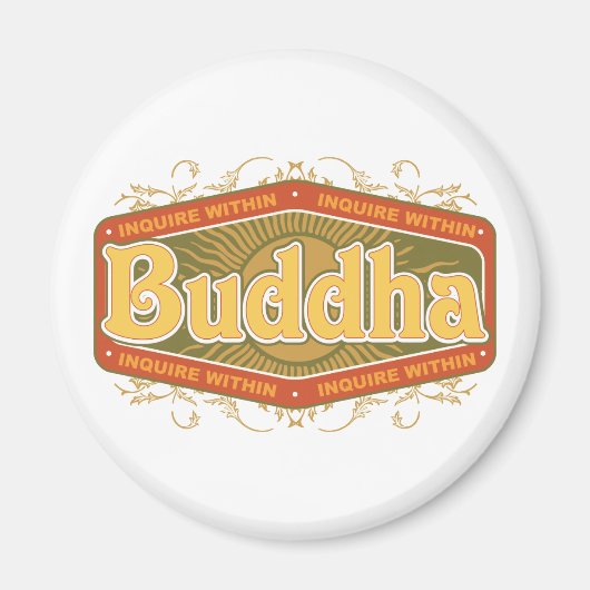 Aimant Recherche de bouddha à l'intérieur (Devant)