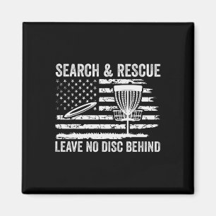 Aimant Recherche et sauvetage de disc golf Ne laissez auc