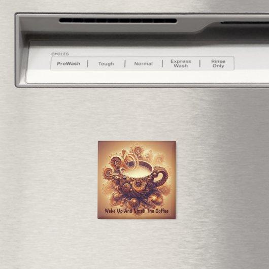 Aimant Récit de café fractal (In Situ (Lave-vaisselle))