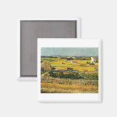 Aimant Récolte à La Crau, Vincent Van Gogh (Recto/Verso)