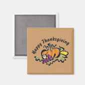 Aimant Récolte d'action de grâce (Recto/Verso)