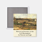Aimant Récolte en Provence Montmajour par Vincent van Gog (Recto/Verso)