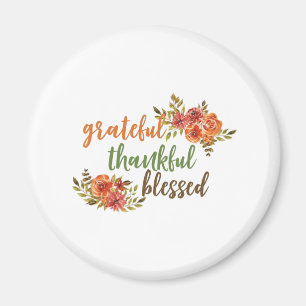 Aimant Reconnaissante, Heureuse, Bienheureuse Typographie