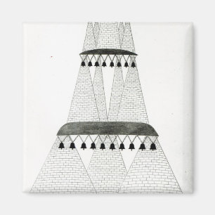 Aimant Reconstruction du tombeau de Lars Porsenna