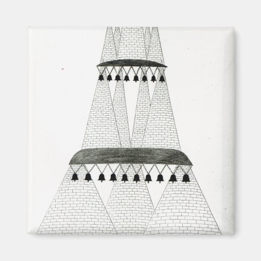 Aimant Reconstruction du tombeau de Lars Porsenna (Devant)