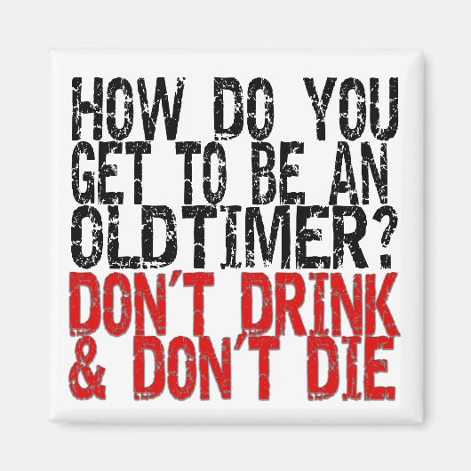 Aimant Recovery Old Timer Joke (Devant)