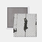 Aimant recrues accomplissant un obstacle (Recto/Verso)