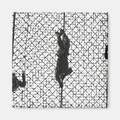 Aimant recrues accomplissant un obstacle (Devant)