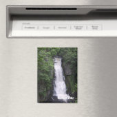 Aimant Rectangle de Bushkill Falls (In Situ (Lave-vaisselle))