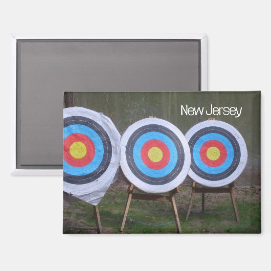 Aimant Rectangle de pratique cible (Recto/Verso)