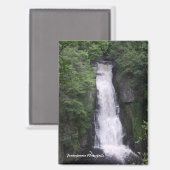 Aimant Rectangle des chutes d'eau de Pennsylvanie (Recto/Verso)