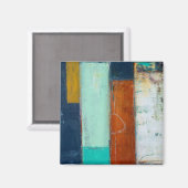 Aimant Rectangles Abstraites (Recto/Verso)