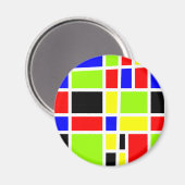 Aimant Rectangles colorées (Recto/Verso)