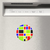 Aimant Rectangles colorées (In Situ (Lave-vaisselle))