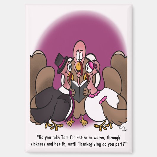 Aimant rectangulaire Mariage Turquie (Recto)